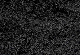 Shredded black mulch